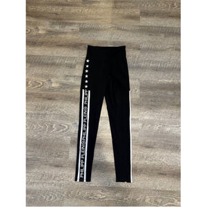 Women's Philipp Plein Black Leggings Size S